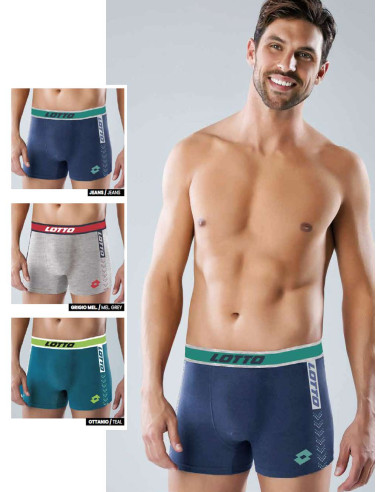 Group 6 men's stretch cotton boxer Lotto LB1323