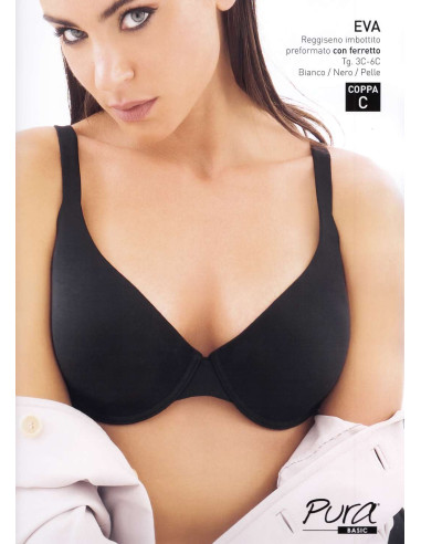 Padded underwired balcony bra Pura art. Eva