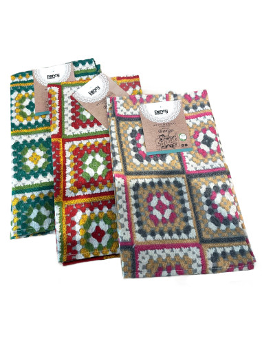 SET 2 STRONIFACCI COTONE DA CUCINA BORGO FANCY HOME