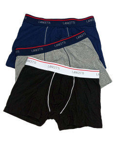 Group 3 bielastic cotton men's boxer Lancetti LB4317