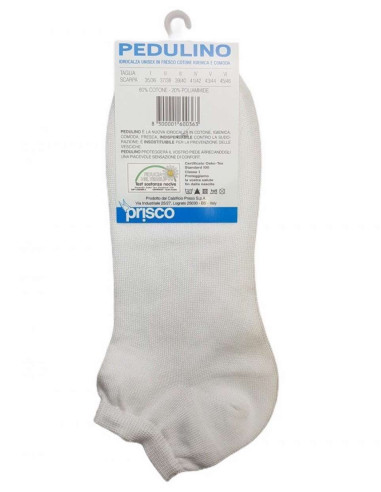 Unisex invisible short socks Prisco art. Pedulino Unisex invisible short socks Prisco art. Pedulino