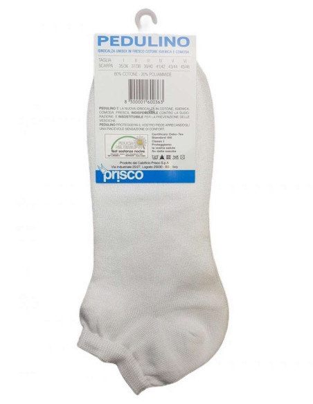 Pedulino unisex in fresco cotone Prisco