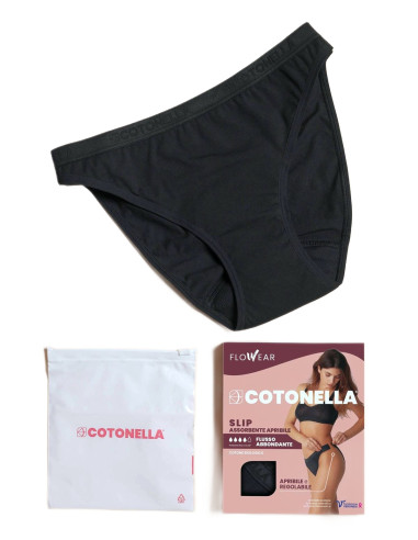 Stretch cotton WASHABLE absorbent openable briefs Cotonella ADB96 Stretch cotton WASHABLE absorbent openable briefs Cotonella ADB96