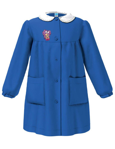 Grembiule scuola bambina Siggi Happy School 33GR4062 Bluette