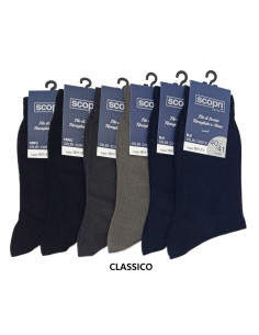 Group 6 short socks for men in fine yarn cotton Scopri Prisco Boeing