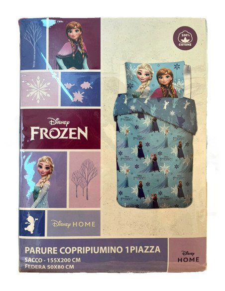PARURE COPRIPIUMINO COTONE PERSONAGGI DISNEY/MARVEL BAMBINI 1 PIAZZA