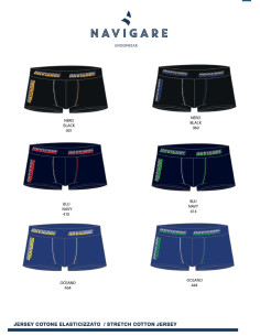 Group 6 men stretch cotton boxer Navigare 2226Z 2