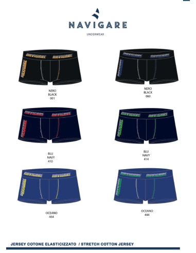 Group 6 men stretch cotton boxer Navigare 2226Z