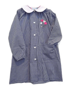 Grembiule scuola bambina Andy&Gio' 90248 Quadretti Blu/Bianco
