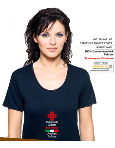 Maglia donna cotone interlock felpato Leable 259 326 2