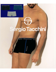 Gruppo 3 boxer uomo moda in cotone elasticizzato Sergio Tacchini 7010B2