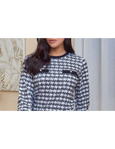 Women's warm plush cotton jersey pajamas Intimami ID1240 2