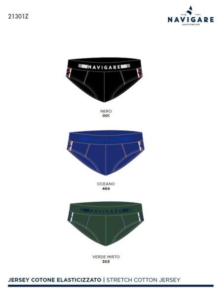 Group 3 stretch cotton men briefs Navigare 21301Z Group 3 stretch cotton men briefs Navigare 21301Z