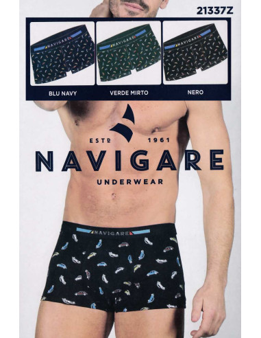 Gruppo 3 boxer uomo moda in cotone elasticizzato Navigare 21337Z