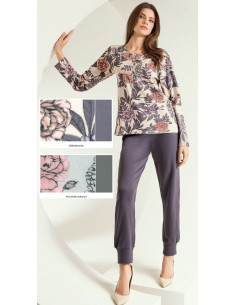 Pigiama donna in caldo cotone Lormar Apparel APP652190 2