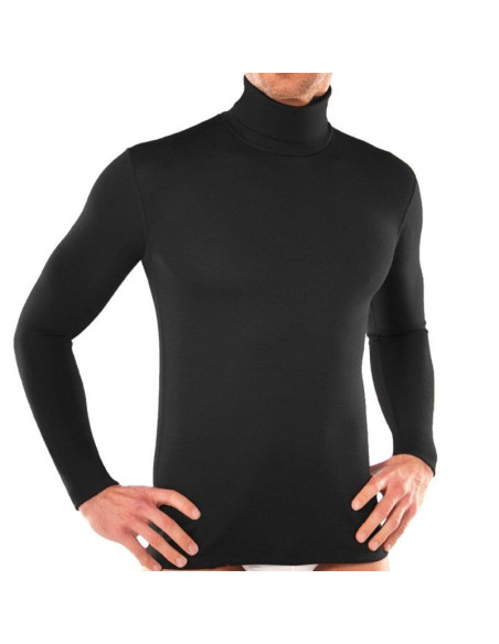 Men's mixed wool turtleneck shirt Liabel 5136-153