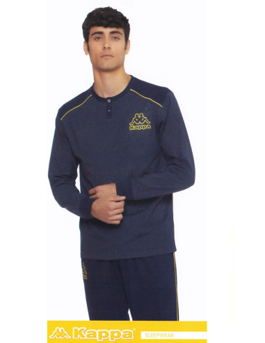 Men's warm cotton jersey pajamas Kappa KMW24620