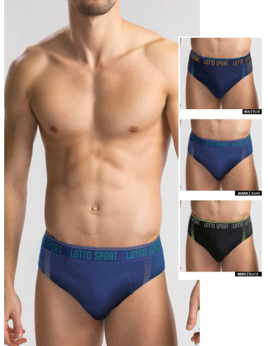 Gruppo 6 slip uomo in cotone elasticizzato Lotto LS1332