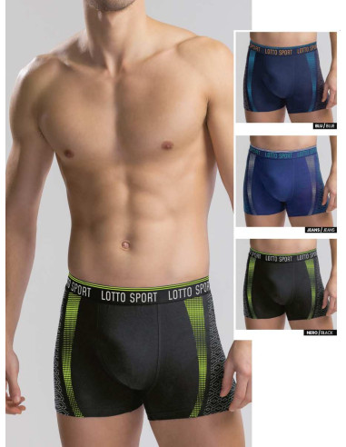 Gruppo 6 boxer uomo cotone elasticizzato Lotto LB1332