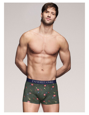 Gruppo 2 boxer uomo moda in cotone elasticizzato Infiore Uomo DRT0953