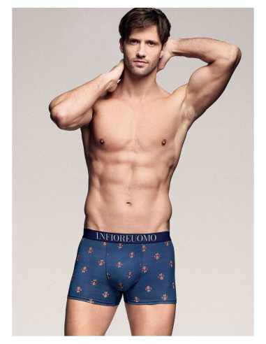 ruppo 2 boxer uomo moda in cotone elasticizzato Infiore Uomo MSC0957