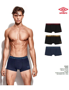 Gruppo 6 boxer uomo in cotone elasticizzato Umbro UIB5429