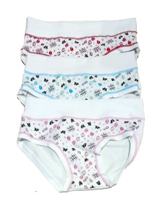 Group 6 stretch cotton girl briefs Kika 616/A