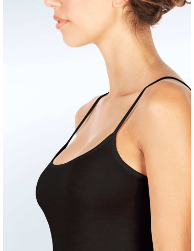 Woman wool and silk thin straps camisole Egi 140SS