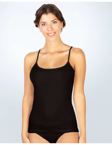 Woman wool and silk thin straps camisole Egi 140SS