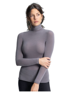 Women's long sleeved cashmere ultralight turtleneck shirt Prisco Cash DV