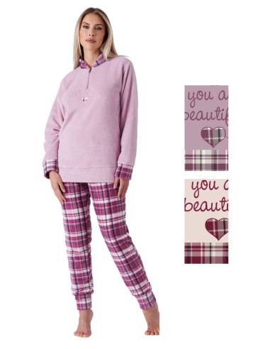 Women's warm coral pile pajamas Karelpiu' KY7231