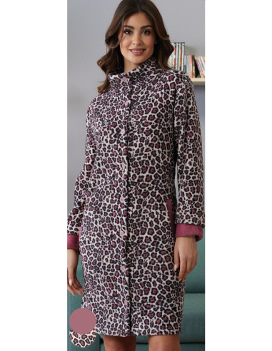 Women's coral pile dressin gown Emozioni SE7445