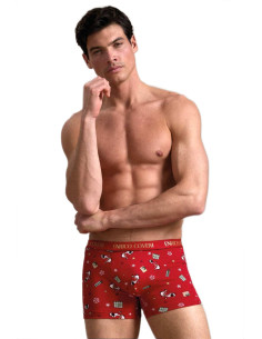 Men's Red Lucky boxer Enrico Coveri EB1283