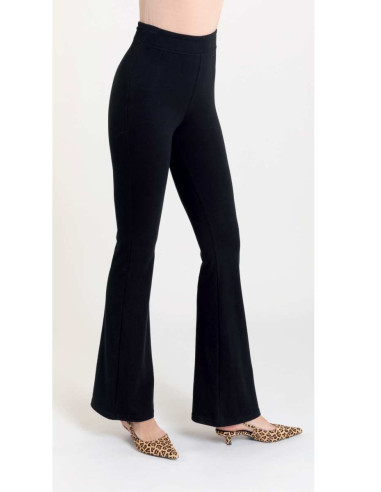 Leggings donna a zampa in micro felpata Gladys PD1938