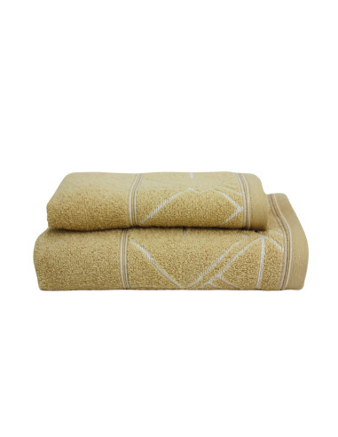 ASCIUGAMANO SPUGNA DI COTONE SET 1+1 VINGI VITTORIA