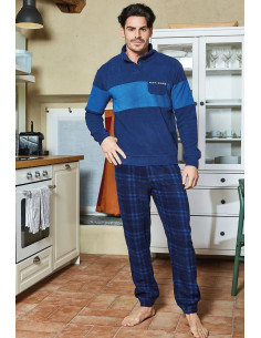 Men's warm pile pajamas Navigare 141734