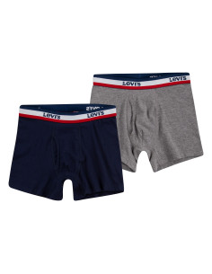 Gruppo 2 boxer bambino in cotone elasticizzato Levi's 9L0130-GU6