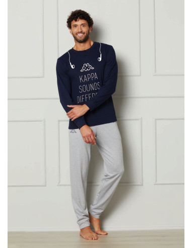 Men's seraphine cotton jersey pajamas Kappa KMS25408