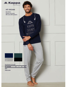 Men's seraphine cotton jersey pajamas Kappa KMS25408 2