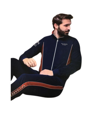 Tuta felpata da uomo con zip Navigare 2233