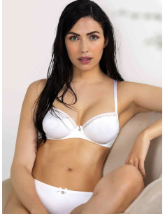 Unlined balconette in micro-operated and lace SieLei Darling 1870