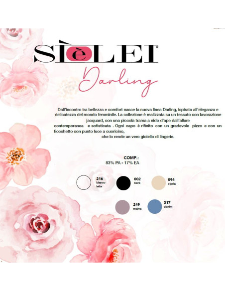 Slip in micro operata e pizzo SieLei Darling 1875 Slip in micro operata e pizzo SieLei Darling 1875