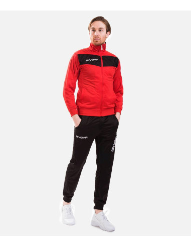 Men's triacetate tracksuit with zip Givova VISA TR018