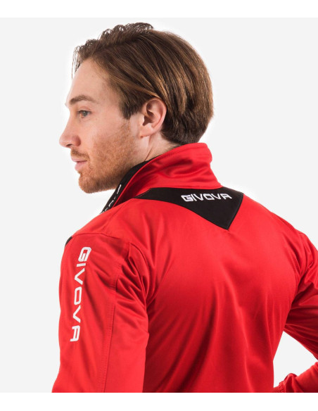 Tuta uomo in triacetato con zip Givova VISA TR018