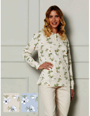 Women's seraphine cotton jersey pajamas Cippi 1003B