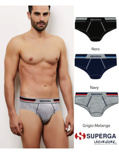Group 3 men's stretch cotton briefs Superga 352