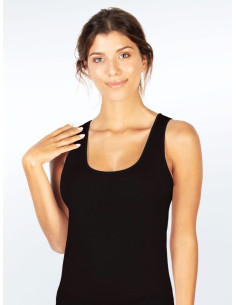 Women's Scotland yarn wide shoulder vest Egi 129 SL