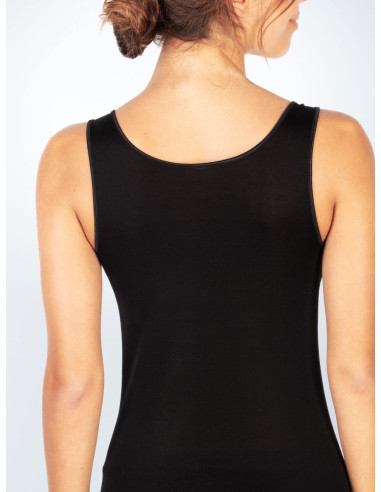 Women's Scotland yarn wide shoulder vest Egi 129 SL Women's Scotland yarn wide shoulder vest Egi 129 SL