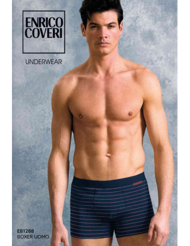Gruppo 6 boxer uomo in cotone elasticizzato Enrico Coveri EB1288