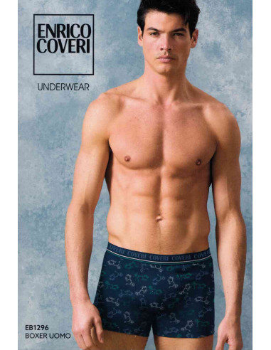 Gruppo 6 boxer uomo in cotone elasticizzato Enrico Coveri EB1296